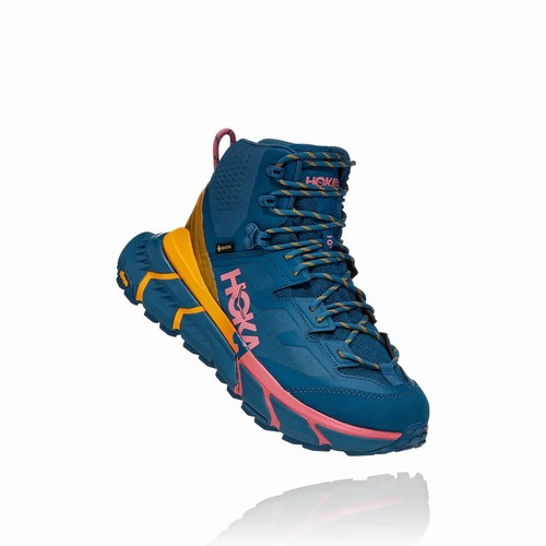 Hoka One One TENNINE HIKE GORE-TEX Hiking Shoes For Women India Blue IN-6950